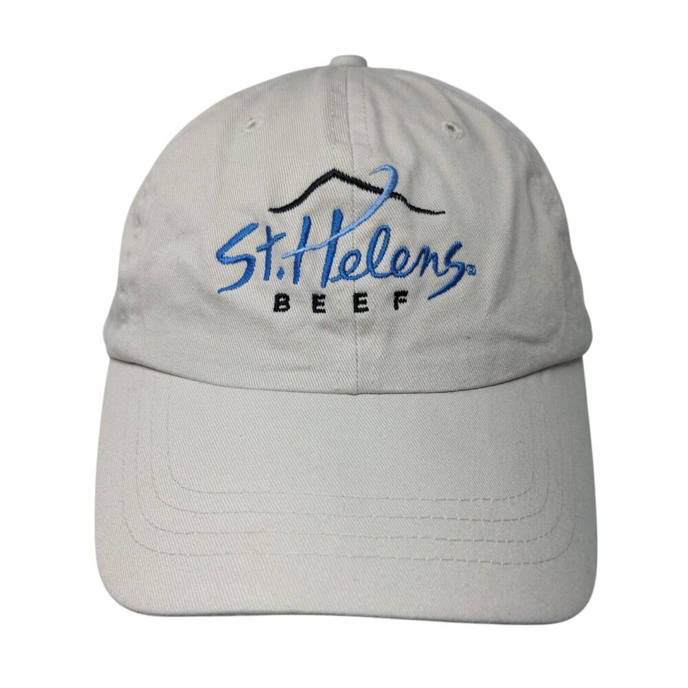 St. Helens Beef Slideback Hat Tan OSFA Adjustable Embroidered HG